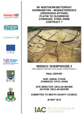 Object Archaeological excavation report, 00E0810 Sheephouse 2 , County Meath.cover