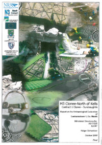 Object Archaeological excavation report,  E3047 Leshamstown 1,  County Meath.has no cover