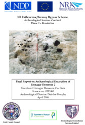 Object Archaeological excavation report,  03E1461 Lisnagar Demesne 2,  County Cork.cover picture