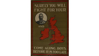 Object World War One recruitment postercover