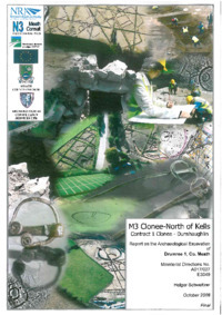 Object Archaeological excavation report,  E3049 Drumree 1,  County Meath.cover picture