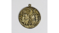 Object Silver Medallion with two figurescover