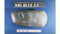Object ISAP 07707, photograph of face 1 of stone axehas no cover picture