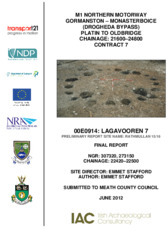 Object Archaeological excavation report, 00E0914 Lagavooren 7 , County Meath.cover picture