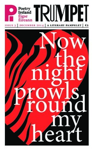 Object TRUMPET 3: 'Now the night prowls round my heart' Literary Pamphletcover picture