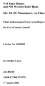 Object Archaeological excavation report,  04E0050 Manusmore Site AR150,  County Clare.has no cover picture