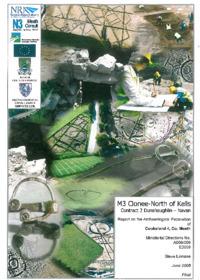 Object Archaeological excavation report,  E3059 Cooksland 4,  County Meath.cover picture