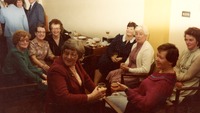 Object Charlotte Walsh, Mary O'Connor, and Kathleen Murphy sitting with guests at the Jacob's Long Service Awardshas no cover picture