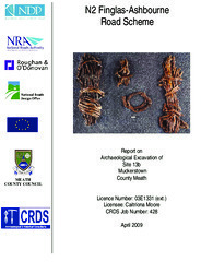 Object Archaeological excavation report,  03E1331  Muckerstown Site 13b,  County Meath.has no cover picture