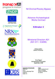 Object Archaeological excavation report,  E3299 Killinaker 2,  County Leitrim.cover picture