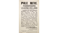 Object Public notice to passengers leaving Irelandcover