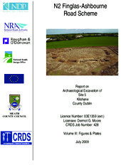 Object Archaeological excavation report,  03E1359 Kilshane Site 5 Vol 3 Figs and Plates,  County Dublin.has no cover