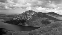 Object Aghla More Mountain and Altan Lough from Errigal, County Donegal.cover picture