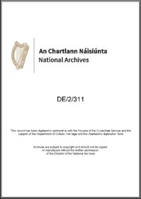 Object Irish White Cross: relief grant for Con Mahony, Upper Bridgetown, Skibbereen, County Cork.cover picture