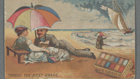 Object J. & P. Coats’ thread trade card. IE TCD MS 11437/5/1/39cover picture
