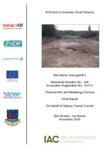Object Archaeological excavation report,  E3711 Derrygarriff 2,  County Clare.cover picture