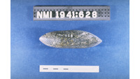 Object ISAP 04735, photograph of the left side of stone axecover picture