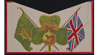 Object 1916 Patrick's Day card of the Royal Munster Fusiliershas no cover picture