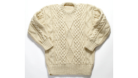 Object Aran style woollen jumper.has no cover