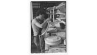 Object Woman at work in ceramics departmenthas no cover picture