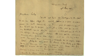 Object Last letter from Con Colbert to his sister Lila, 7 May 1916cover picture
