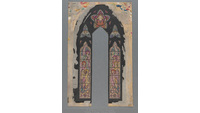 Object Side panels of angels with God the Father in roundel at the tophas no cover