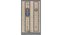 Object Colour design for unidentified stained glass windowcover