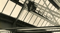 Object Pulley device suspended from the Jacob's Factory roof in Aintreehas no cover picture