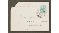 Object Postcard from Francis Joseph Bigger to Henry Morriscover picture