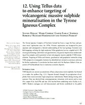Object 12. Using Tellus data to enhance targeting of volcanogenic massive sulphide mineralisation in the Tyrone Igneous Complexcover