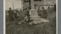 Object Photograph of men praying at the Michael Davitt monument in Straide, Co. Mayocover picture