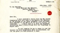 Object Letter from Major-General W.B. Hickie, President, British Legion, Irish Free State Area, 28 Harcourt Street, Dublin, to the Chairman, Irish National War Memorial Committee, Grafton Chambers, Grafton Street, Dublin.has no cover picture
