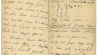Object Letter to Patrick English from his mother Kate English discussing her loneliness,  sending love from relatives  and asking if he has received letters.cover picture