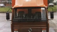 Object Front view of an orange delivery truck belonging to Jacob's Biscuit Factorycover picture