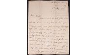 Object Letter from Lillian Casey to Hugh Caseyhas no cover