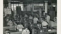 Object Female workers working at the foil-wrapping machinescover picture
