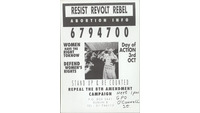 Object WIN Leaflet - Resist, Revolt, Rebelcover picture
