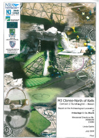 Object Archaeological excavation report,  E3089 Ardsallagh 3,  County Meath.cover