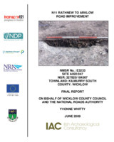 Object Archaeological excavation report,  E3233 Kilmurry South A022-047,  County Wicklow.cover picture