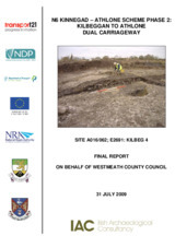 Object Archaeological excavation report,  E2691 Kilbeg 4,  County Westmeath.has no cover picture