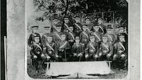 Object Members of St John's Ambulance sitting for a photographcover picture