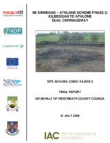 Object Archaeological excavation report,  E2692 Kilbeg 5,  County Westmeath.cover picture