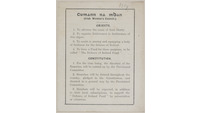 Object Cumann na mBan membership booklethas no cover