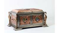Object Arts and crafts casket.has no cover picture