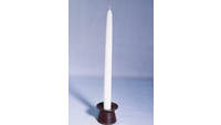 Object Rosewood candleholder [designed by Maria Van Kesteren]has no cover