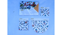 Object Irish Wildflowers tea cosy, apron, pot holder and tablecloth in packaginghas no cover