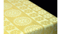 Object Detail tablecloth with flower pattern designed by Helena Ruuthhas no cover