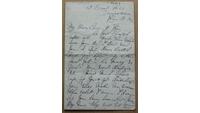 Object Letter from Alice Fitzgerald to her son Seamus Fitzgerald, 19 June        1916cover