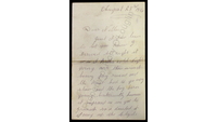 Object Letter from Patrick O'Loughlin to Ellen O'Loughlin, 23 August 1916cover picture
