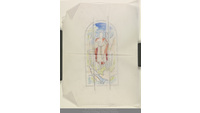 Object Armagh, The Mall: Scotch Presbyterian Church: Colour sketch for stained glass window of The Good Shepherd, versohas no cover picture
